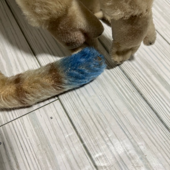 Vintage 1960's STEIFF Germany Mohair  MUNGO The Monkey w/ Blue Eyes - Picture 4 of 10